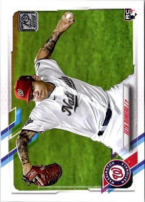 2021 Topps Seth Romero #US77 Washington Nationals Baseball Card - Image 1 of 2