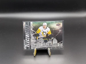 2024-25 Upper Deck Series 2 EVGENI MALKIN #EC-18 Electricity Black - Picture 1 of 2