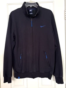 Nike Athletic Dept Full Zip Men's Black Track Jacket Size XL Zip Pockets R3-O15 - Picture 1 of 9