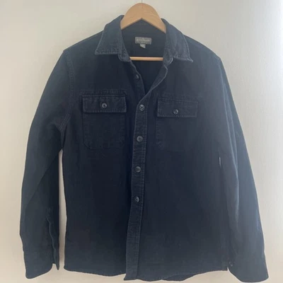 L.L.Bean Signature 1933 Chamois Cloth Shirt Slim Fit Navy Men's Medium - Image 1 of 4