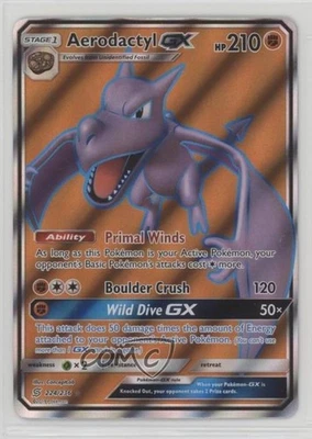 Full Art - Aerodactyl GX Pokemon Sun & Moon Unified Minds #224 - Image 1 of 2