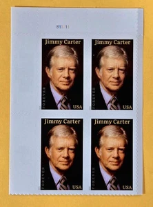 U.S.A. Jimmy Carter. Block Of 4v, Forever stamps 2025 - Picture 1 of 1