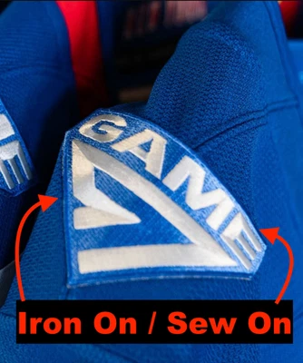 Game 7 Ad Patch New York Rangers Hockey Jersey Patch Advertising 2025 Patch - Image 1 of 2