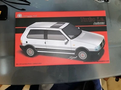 modellino auto scala 1/18 diecast Fiat Uno Turbo 1988 Laudo Racing modellismo - Immagine 1 di 4
