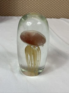 Vintage Murano Glass 6” Jellyfish Paperweight - Picture 1 of 9