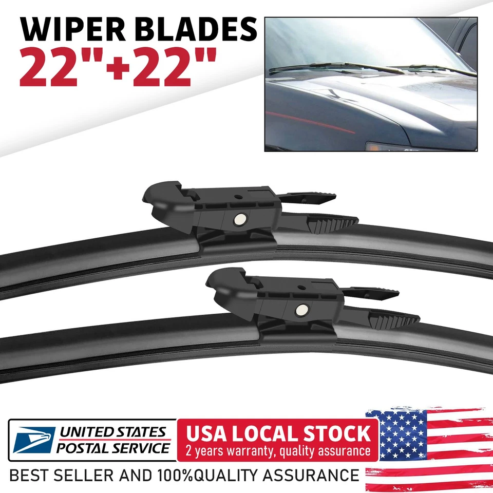 Nuevo limpiaparabrisas de 22" y 22" para toda temporada para GMC Sierra 2500 HD 2007-2014 Foto 1 de 4