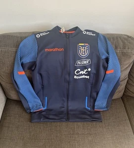 Marathon Authentic Ecuador National Team Soccer Navy Sponsors Jacket Men’s Gr: S - Bild 1 von 4
