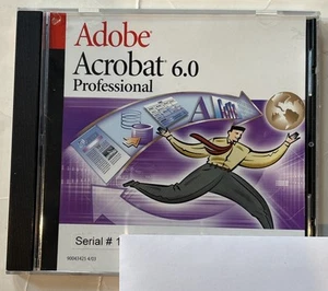 Adobe Acrobat 6.0 Professional Full Version Windows PC w Product Key Code - Picture 1 of 3