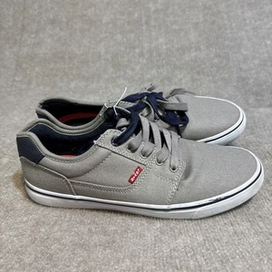 Levis Mens Gray Low Top Casual Sneakers Shoes Size 9.5 - Picture 1 of 8