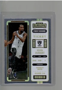 KEVIN DURANT FIRST ROUND TICKET FOIL 17/199 2022 23 PANINI CONTENDERS - Picture 1 of 2