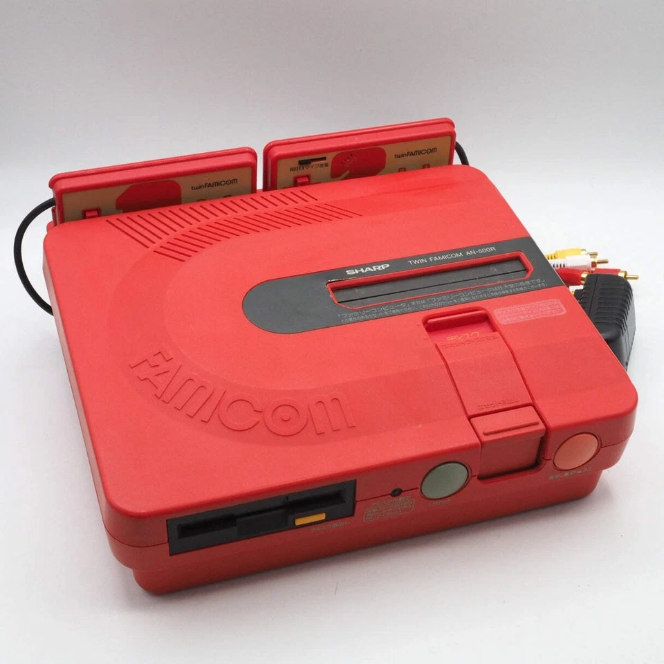 Sharp Twin Famicom Console system AN-500R New Rubber Belt replaced Tested NTSC-J - Image 1 of 4