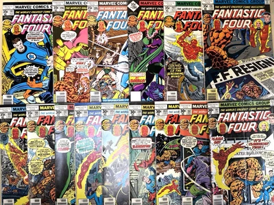 Lote 15x Fantastic Four #181-189 y 191 192 194-197, Edad de Bronce 1977 Foto 1 de 4