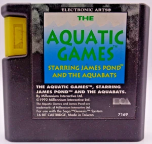 SEGA GENESIS -- THE AQUATIC GAMES (ELECTRONIC ARTS) - Picture 1 of 3