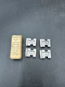 Ridgid 37860 Manual Threading/Pipe and Bolt Dies - 1/4 12R NPT HS Dies NOS - Picture 1 of 4
