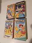 Pokemon VHS Set 4 gelb rot Nintendo Pionier Meowth, hängen zehn, Arena, Pikacho