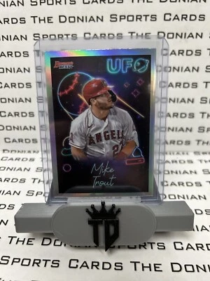 2022 Bowman's Best #UFO-1 Mike Trout UFO Insert Los Angeles Angels - Image 1 of 2