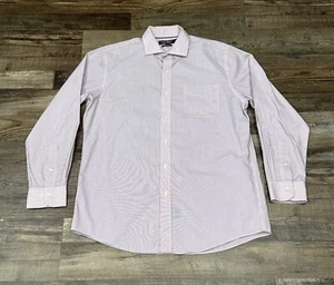Ralph Lauren Black Label Herren Hemd mit Knopfleiste Slim Blau Rosa 16,5 34/35 Daunen - Bild 1 von 4