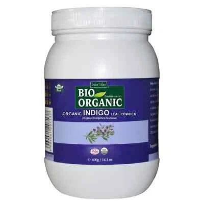 INDUS VALLEY 100% Organic Indigo Powder (400g) - Image 1 of 4