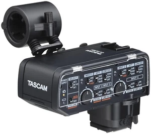 Tascam CA-XLR2d (CANON) - XLR Microphone Adapter for Mirrorless Cameras - Picture 1 of 9