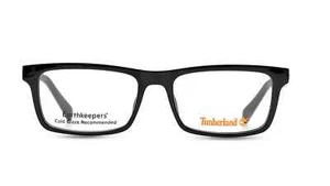 Marco de gafas ópticas de plástico negro brillante Timberland TB 1732 001 52-14-145 RX - Imagen 1 de 4