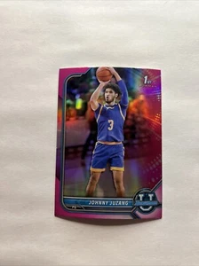 2021-22 Bowman University - Pink Refractor #47 Johnny Juzang (RC) - Picture 1 of 2