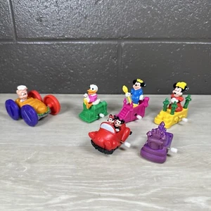 Burger King Kids Club Toys - Lot of 5 DISNEY WINDUP TOYS - 1991 + 1 flip toons - Picture 1 of 14