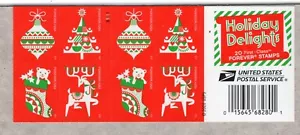 2020 Forever Holiday Delight Complete Booklet, Scott #5529b, Mint NH, PO Package - Picture 1 of 1