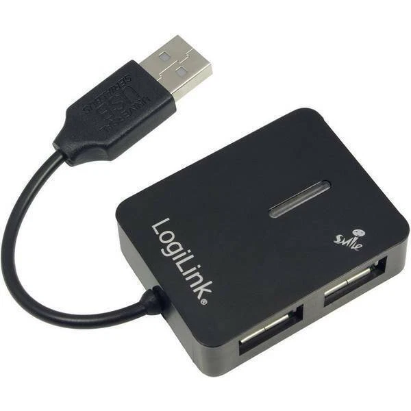 LogiLink 4-Port USB-Hub - Schwarz (UA0139)