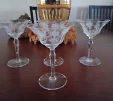 vintage Morgantown-Mayfair champagne/tall sherbert  glasses-set of 4