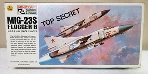Kit modelo de la Fuerza Aérea Hasegawa/Minicraft MIG-23S Flogger B escala 1:72 de la URSS - Imagen 1 de 6