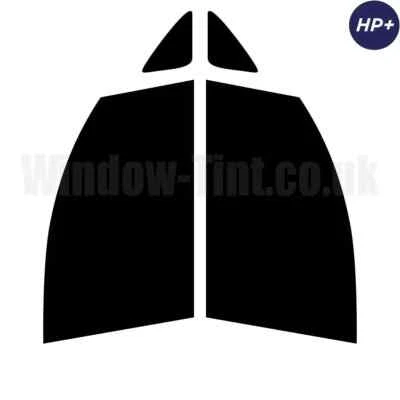 For VW Caddy Van 2003+ Carbon Pre Cut Window Tint Front Premium HP+ - Image 1 of 3