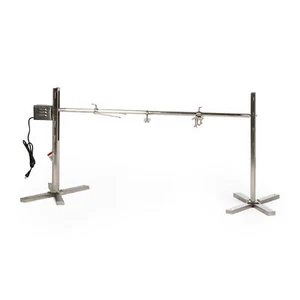 Ash & Ember 13W Tripod Rotisserie Roaster Stand, Rated 85 LB, Adjustable Height - Picture 1 of 10
