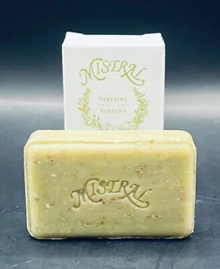 NEW! Mistral Verbena Gentle Bar Soap Shea Butter Olive Oil 1.75 oz France - Picture 1 of 4