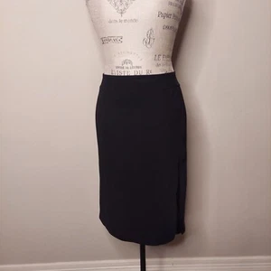 Eileen Fisher Black Skirt Silk Side Panel Size XL - Picture 1 of 7