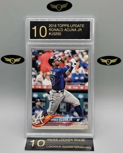 2018 Topps Update Atlanta Braves RONALD ACUNA JR #US250 rookie RC mint LRG 10 - Picture 1 of 2
