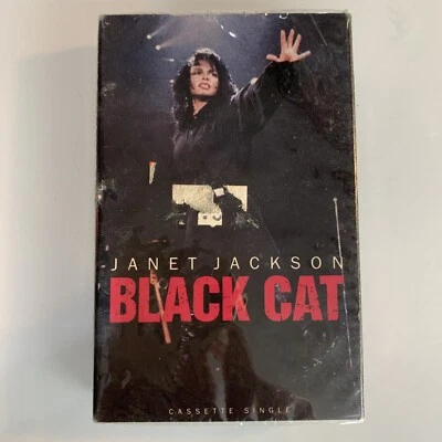 Janet Jackson Black Cat (Cassette) Single New Sealed - Image 1 of 2
