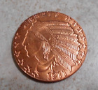 1911 Indian Head design collectors token USA coin 1 oz. .999 copper medallion
