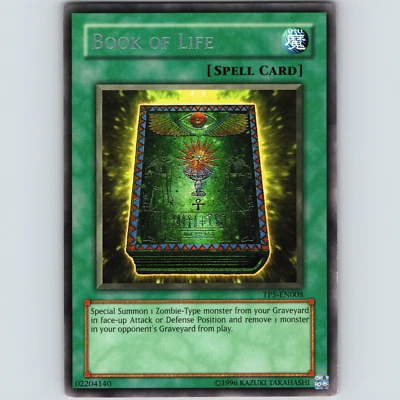 Yugioh Book Of Life TP5-EN008 Unlimited Silver Foil Rare - NM 💎 - Image 1 of 2