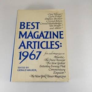 Best Magazine Articles: 1967 Gerald Walker, Crown Publishers HCDJ  - Picture 1 of 13