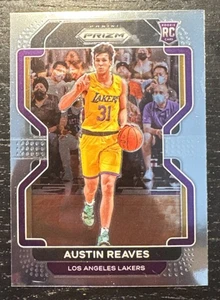 2021-22 Prizm Basketball Austin Reaves True Rookie Chrome Los Angeles Lakers - Bild 1 von 2