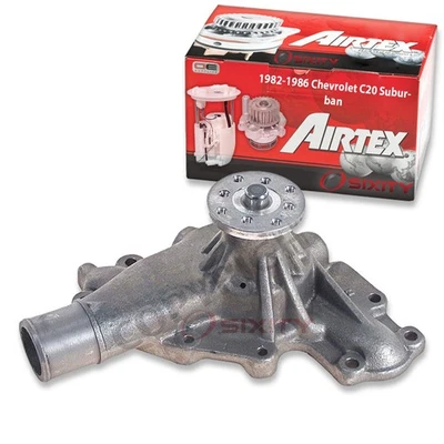 Водяной насос двигателя Airtex для 1982-1986 Chevrolet C20 Suburban 6.2L V8 zs - Изображение 1 из 4