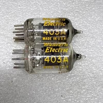 Pair 403A WESTERN ELECTRIC Vacuum Tube  NOS - Image 1 of 4