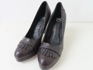 Scarpe tacco alto marrone marca sconosciuta taglia 6 Eur39 - Foto 1 di 5