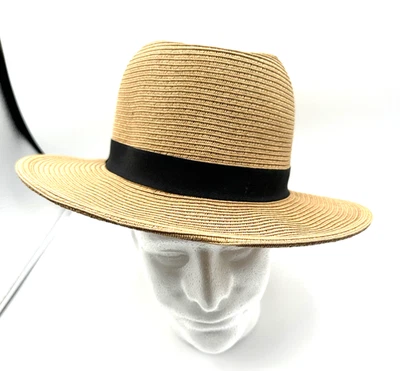 DOMINGOS TARDES Sombrero Fedora UPF 50+ Unisex S Tejido Paja Embalable Panamá Sol Foto 1 de 4