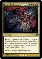 Cruel Ultimatum NM/PL Shards of Alara MTG Magic the Gathering Gold English Card