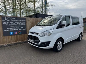FORD TRANSIT CUSTOM LIMITED CREW VAN ONLY 15K MILES **NO VAT** - Picture 1 of 19