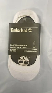 Paquete de 2 pares de calcetines blancos Timberland para mujer TW385-100 EE. UU.: OSFM - Imagen 1 de 6