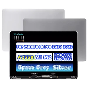 Für Apple MacBook Pro A2338 Display Bildschirm 13.3" EMC3578 Space grau M1 2020 - Bild 1 von 8