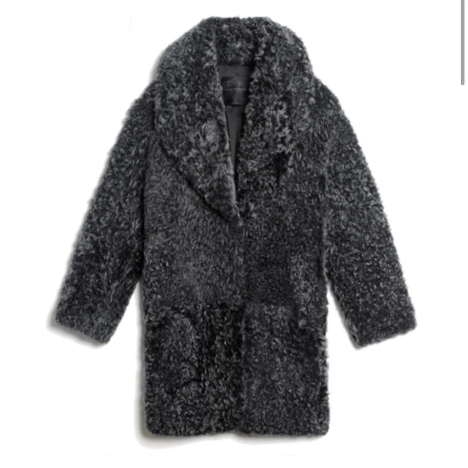 Abrigo Club Monaco Gris Piel de Oveja Talla XS Foto 1 de 4