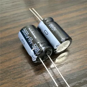 100pcs 5600uF 10V Nichicon HD 16x25mm 10V5600uF Super Low Impedance Capacitor - Picture 1 of 2